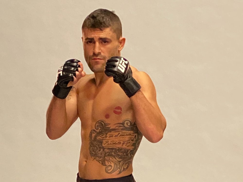 Victor Rodriguez in his UFC gear